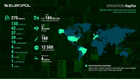 A maior operação contra o comércio ilegal na dark web resulta em centenas de prisões.